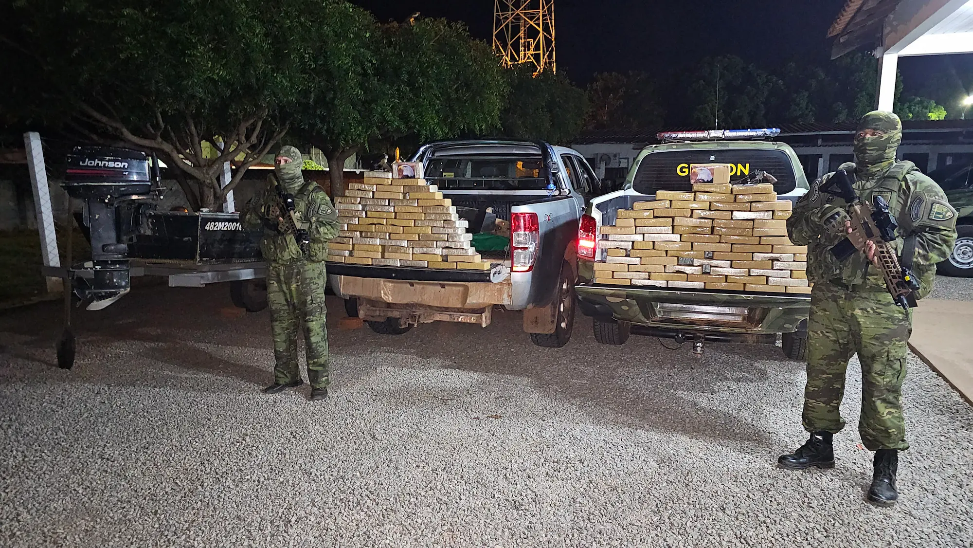Gefron frustra narcotráfico e apreende grande quantidade de cocaína em Cáceres