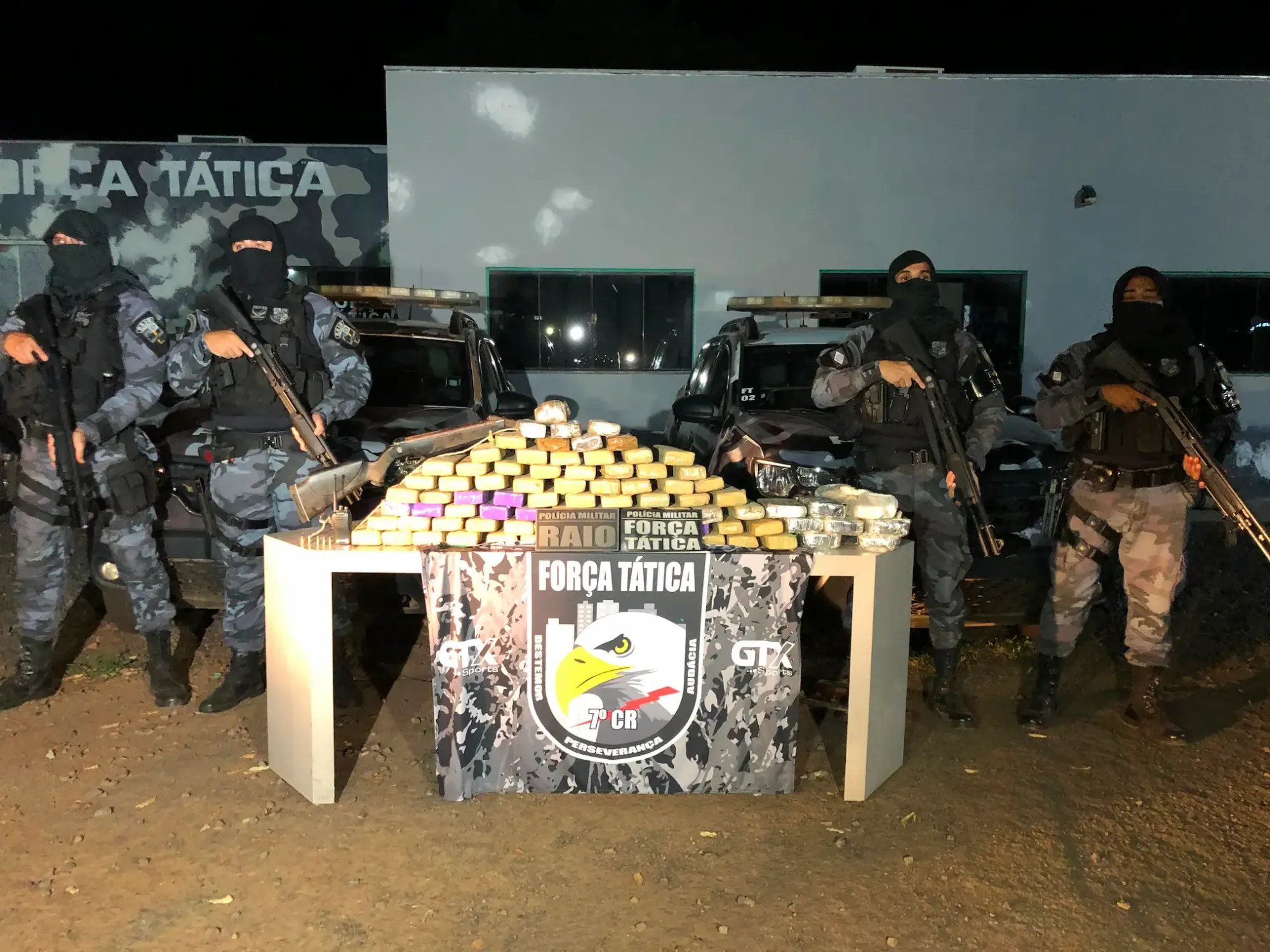 Operação policial em Tangará da Serra resulta em grande apreensão de drogas