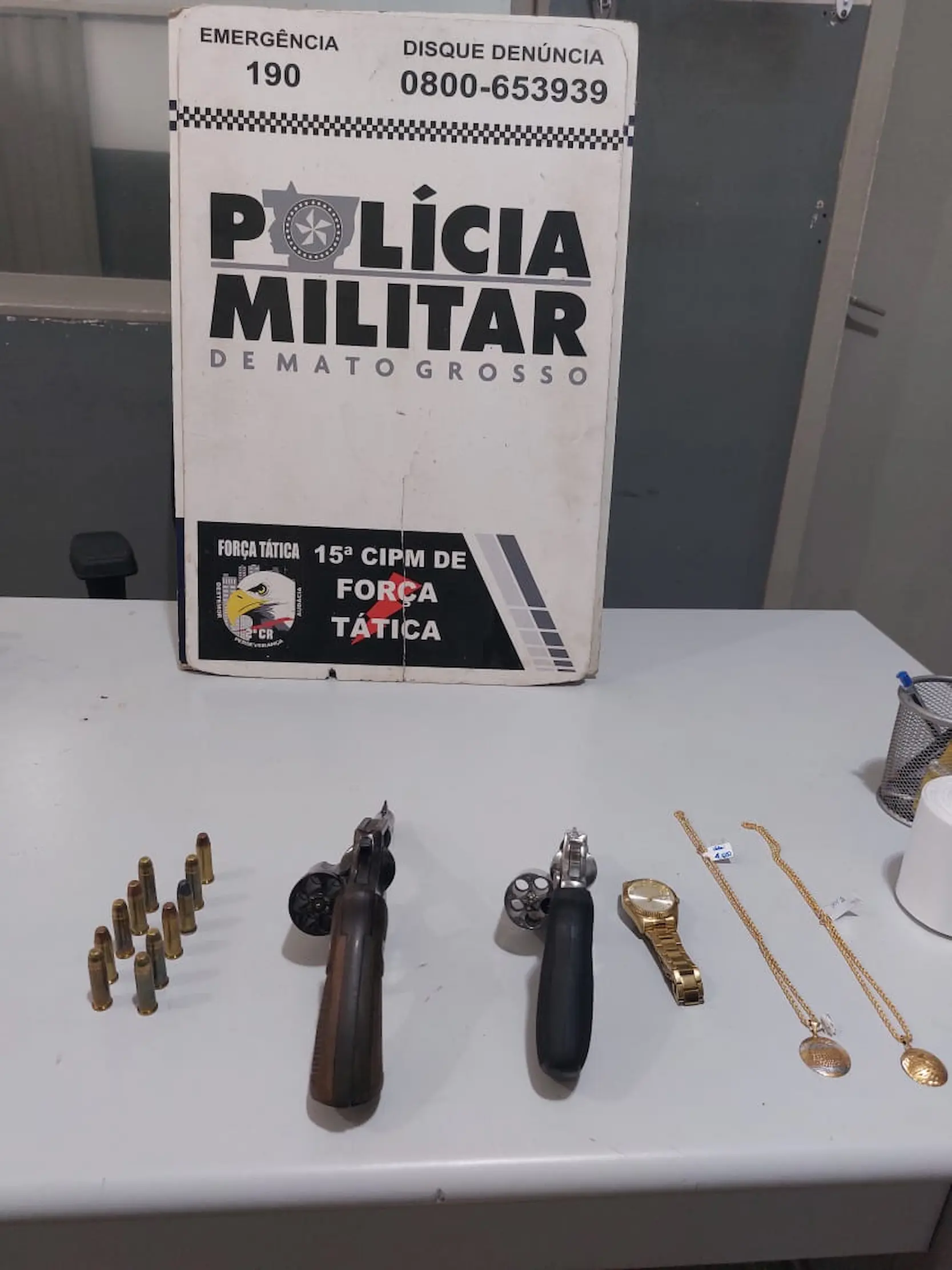 Operação policial em Várzea Grande resulta na prisão de suspeitos de roubo a joalheria