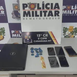 Força Tática em Canarana desmantela ponto de tráfico e detém facção